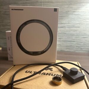 Ultrahuman Fitness Tracker with Gold Ring